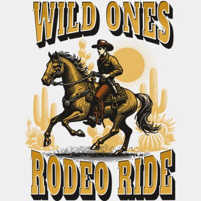 Western Cowboy   Wild Ones Rodeo Ride Thumbnail