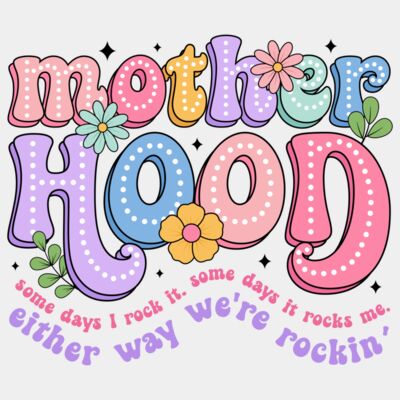 Retro Motherhood PNG  Funny Mom PNG Thumbnail