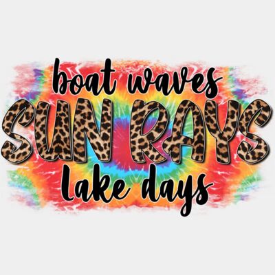 Boat Waves Sun Rays Lake Days Thumbnail