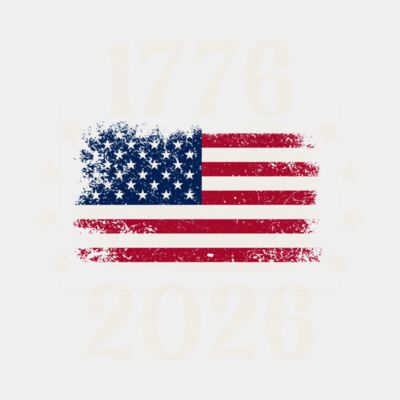 1776 2026 USA Flag 250th Anniversary USA Semiquincentennial Long Sleeve T Shirt Thumbnail