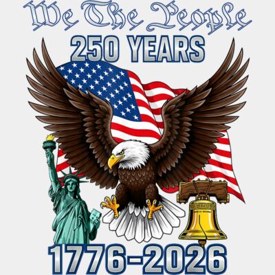 250 Years American 250th Anniversary USA US Flag 4th of July T Shirt Thumbnail