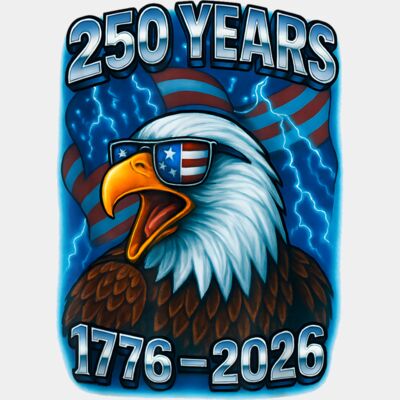 250 Years American 1776 2026 250th USA Birthday 4th of July T Shirt  2  Thumbnail