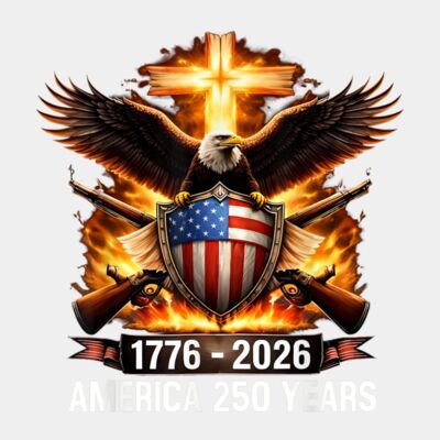 250 Years American 1776 2026 250th USA Birthday 4th of July T Shirt Thumbnail