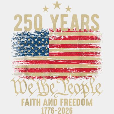 250 Years American 1776 2026 250th USA Patriotic 4th of July T Shirt  1  Thumbnail