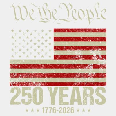 250 Years Distressed American Flag 250th Anniversary USA Sweatshirt Thumbnail