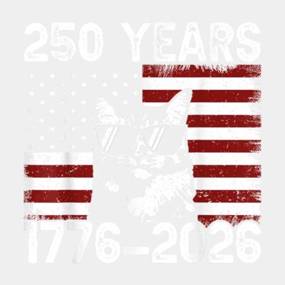 250 Years American 1776 2026 250th USA Patriotic 4th of July T Shirt  4  Thumbnail