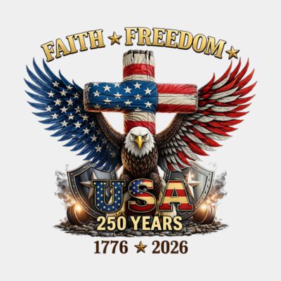 250 Years America July 4th 2026 250th Independence Day Eagle T Shirt Thumbnail