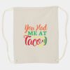 Canvas Drawstring Backpack Thumbnail